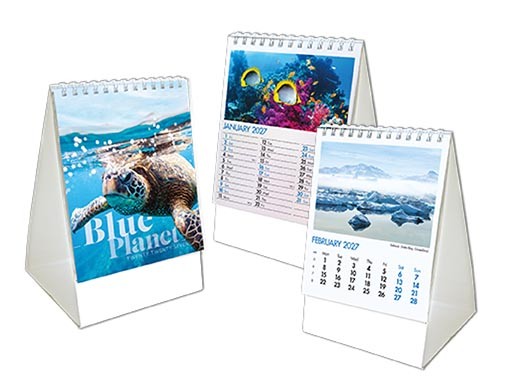 Blue Planet Mini Desk Calendar