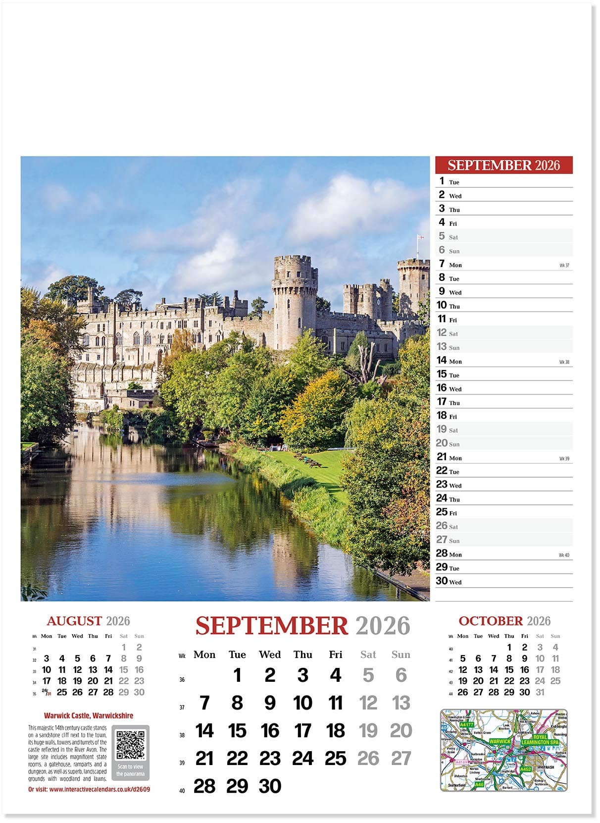 Discover Britain Wall Calendar