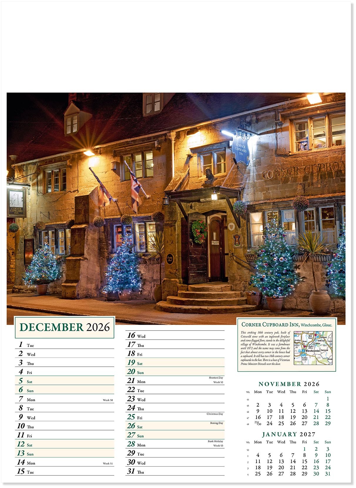 Olde Worlde Inns Calendar