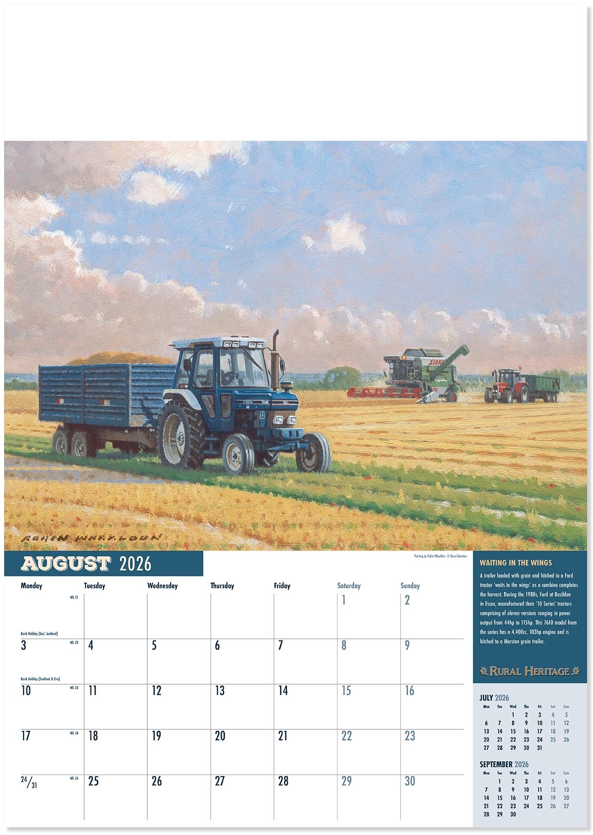 Rural Heritage Calendar