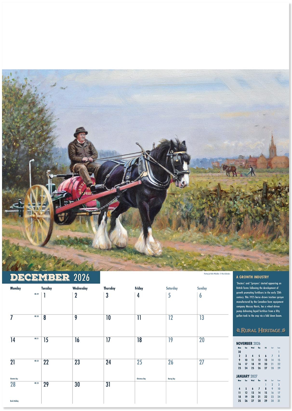 Rural Heritage Calendar