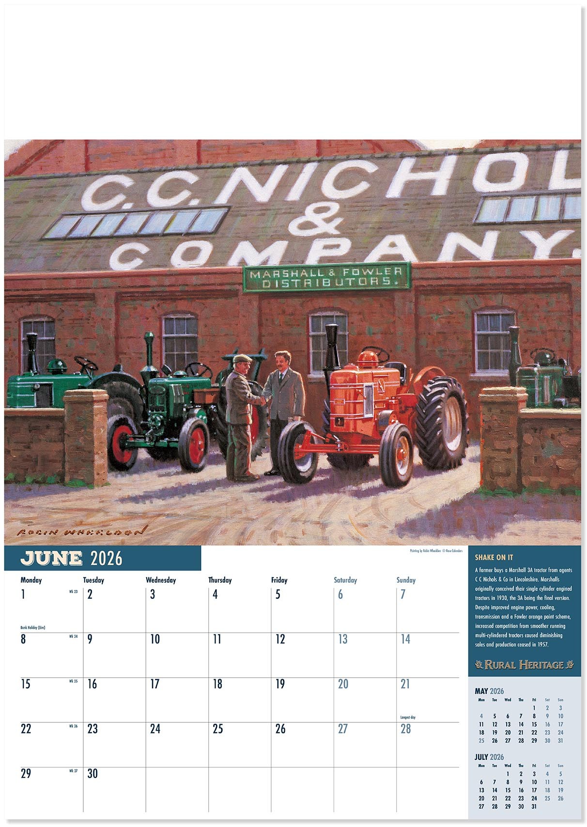 Rural Heritage Calendar