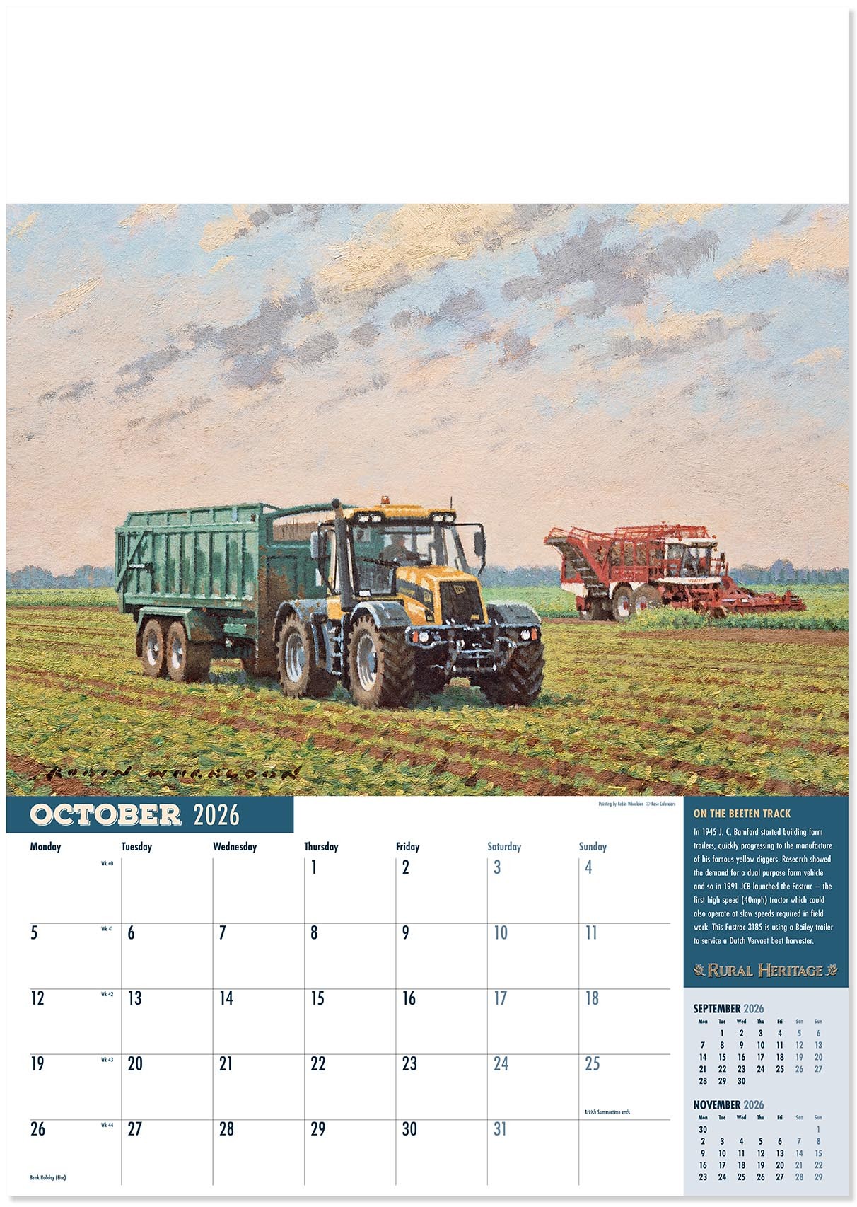 Rural Heritage Calendar