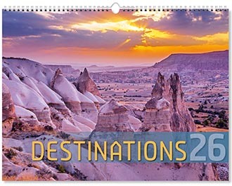 Destinations Wall Calendar