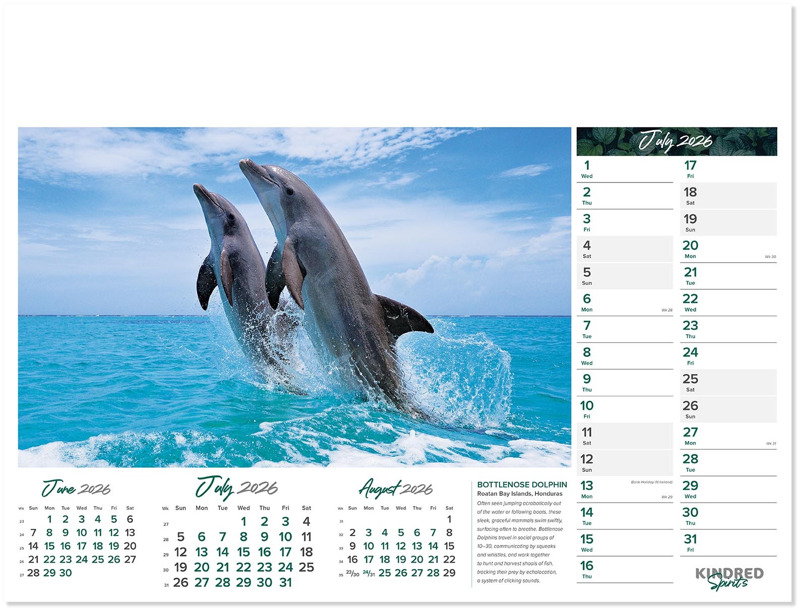 Kindred Spirits Calendar