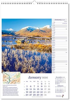 Scenic Tour of Scotland Calendar