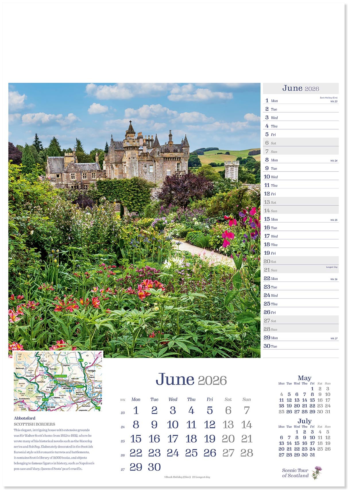 Scenic Tour of Scotland Calendar