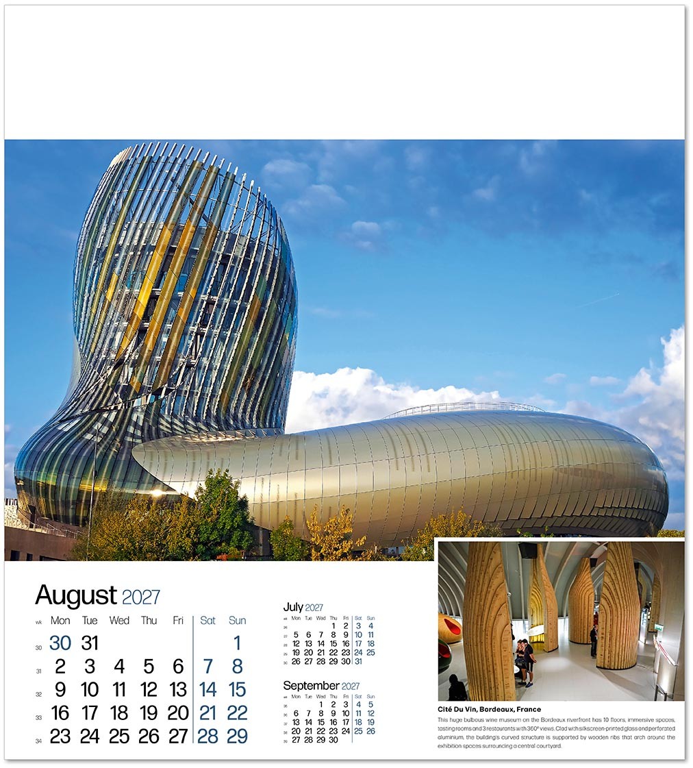 Iconic Structures Wall Calendar