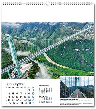 Iconic Structures Wall Calendar