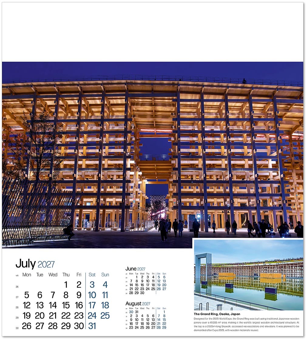 Iconic Structures Wall Calendar