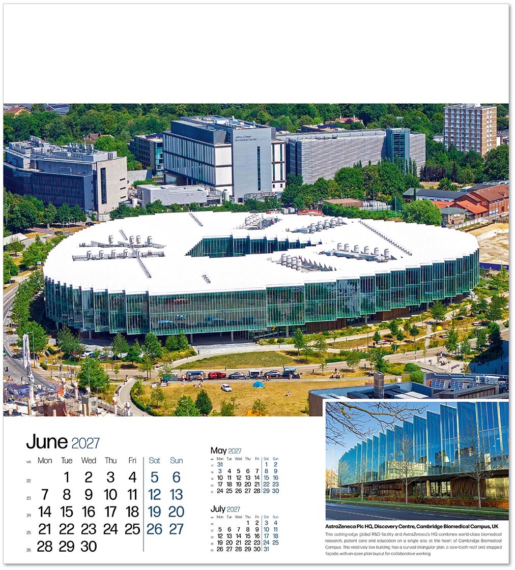 Iconic Structures Wall Calendar